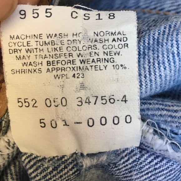 Levi’s Vintage Midi Length Skirt in blue size 28 - Picture 11 of 12